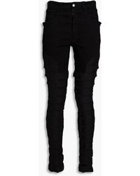 Rick Owens - Cutout High-rise Skinny Jeans - Lyst