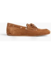 Stuart Weitzman - Loafers "tinsley" aus veloursleder - Lyst