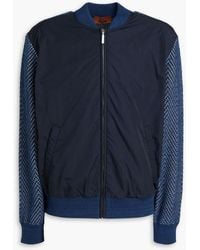 Missoni - Shell-paneled Crochet-knit Cotton-blend Jacket - Lyst