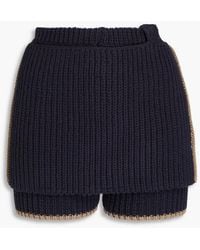 Jacquemus - Pipa shorts in rock-optik aus rippstrick - Lyst