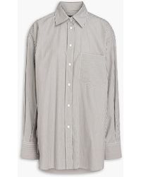 Rag & Bone - Max Striped Cotton-poplin Shirt - Lyst
