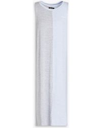 DKNY Zweifarbiges nachthemd aus stretch-jersey - Weiß