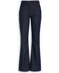 Giorgio Armani - High-rise Flared Jeans - Lyst