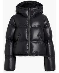 Aztech Mountain - Minnie nuke cropped skijacke aus gestepptem shell mit kapuze und daunenfüllung - Lyst