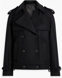 Nili Lotan - Amaury Double-breasted Wool-blend Felt Coat - Lyst