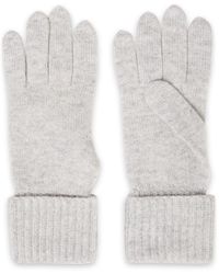 N.Peal Cashmere Cashmere Gloves - Grey