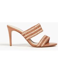 Alexandre Birman - Emmy mules aus geflochtenem leder - Lyst