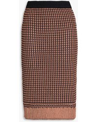 3.1 Phillip Lim - Two-Tone Knitted Pencil Skirt - Lyst