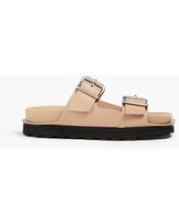 Jil Sander - Sandalen aus leder mit schnalle - Lyst