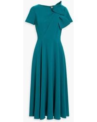 ROKSANDA - Bow-embellished Crepe Midi Dress - Lyst