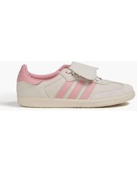 adidas Originals - Samba Striped Leather Sneakers - Lyst