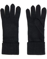 N.Peal Cashmere Cashmere Gloves - Black