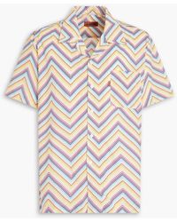 Missoni - Bedrucktes hemd aus baumwollpopeline - Lyst
