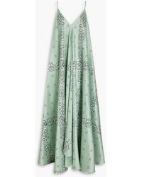 Petar Petrov - Aena Oversized Paisley-print Silk-shantung Maxi Dress - Lyst