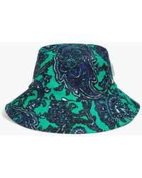 Zimmermann - Printed Linen Bucket Hat - Lyst