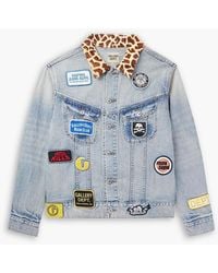 GALLERY DEPT. - Headline Logo-Appliquéd Printed Denim Jacket - Lyst