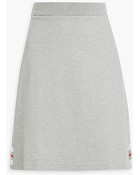 Thom Browne - Cotton-blend Piqué Skirt - Lyst
