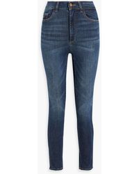 DL1961 - Farrow Cropped High-rise Skinny Jeans - Lyst
