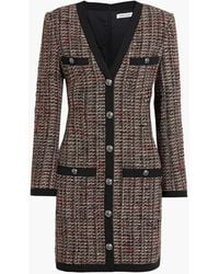 Veronica Beard - Minikleid "kenai" aus tweed aus einer baumwollmischung mit metallic-effekt - Lyst