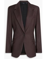 Theory - Lynnia Wool-Flannel Blazer - Lyst