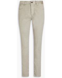 James Perse - Slim-fit Cotton-blend Twill Pants - Lyst
