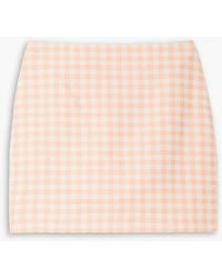 Lisa Marie Fernandez - Gingham Cotton-blend Bouclé Mini Skirt - Lyst