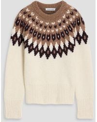 Veronica Beard - Anne Fair Isle Alpaca-blend Sweater - Lyst