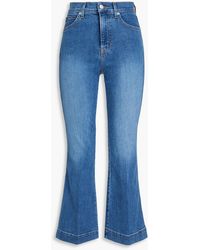 Veronica Beard - Carson High-rise Kick-flare Jeans - Lyst