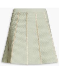 Sandro - Waffle-knit Mini Skirt - Lyst