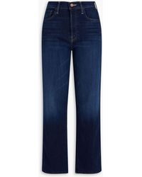 Mother - Rambler hoch sitzende jeans mit geradem bein - Lyst