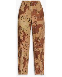 RE/DONE - Camouflage Cotton-blend Gabardine Cargo Pants - Lyst