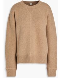 TOTEME - Mélange Cashmere-blend Sweater - Lyst