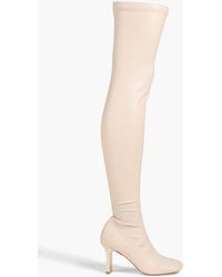 Stella McCartney - Ivy Faux Stretch-leather Over-the-knee Boots - Lyst
