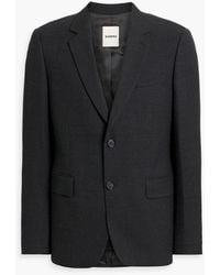 Sandro - Grain De Poudre Wool-Blend Suit Jacket - Lyst