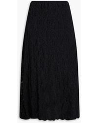 Jil Sander - Cotton-Blend Lace Midi Skirt - Lyst