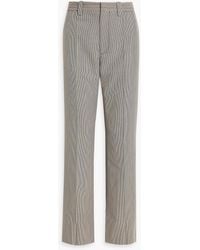 Marni - Houndstooth Wool-blend Straight-leg Pants - Lyst