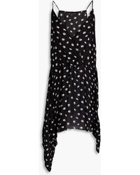 ViX - Sally Wrap-effect Printed Mousseline Mini Dress - Lyst