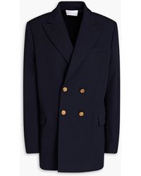RED Valentino - Double-breasted Twill Blazer - Lyst