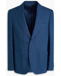 Officine Generale - Arthus Linen Blazer - Lyst