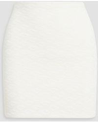 T By Alexander Wang - Jacquard-knit Mini Skirt - Lyst