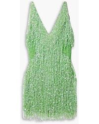 Naeem Khan - Gatsby Embellished Tulle Mini Dress - Lyst