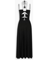 Johanna Ortiz - Río bravo maxikleid aus stretch-jersey mit raffungen und cut-outs - Lyst