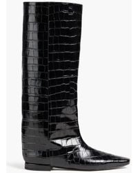 Loulou de Saison - Ellie Croc-Effect Leather Boots - Lyst