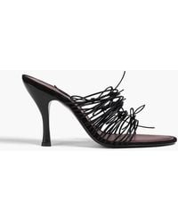 Neous - Auriga Bow-Detailed Satin Mules - Lyst