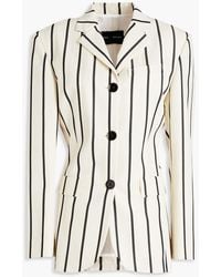 Proenza Schouler - Blazer aus woll-twill mit streifen - Lyst