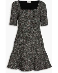 Sandro - Hillary Metallic Tweed Mini Dress - Lyst