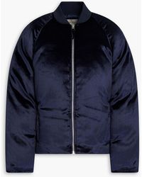 Loulou Studio - Lafu Velvet Bomber Jacket - Lyst