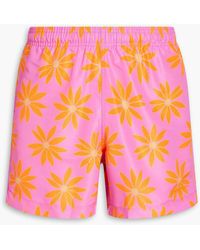 Jacquemus - Pienture Mid-length Floral-print Swim Shorts - Lyst