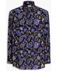 Etro - Paisley-print Silk Crepe De Chine Shirt - Lyst