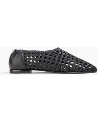 Jonathan Simkhai - Eden Woven Leather Flats - Lyst